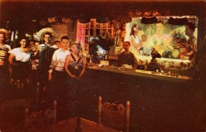 Celebrity Bar, tropical and glamorous, Diego Rivera mural, Old Hearst Ranch, Pleasanton, California           